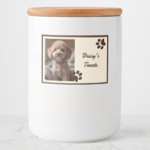 Rustika Bruna Beige Foto Tass Hundgodis