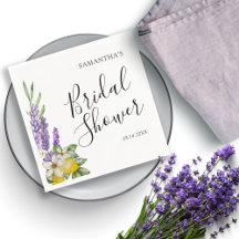 Rustika Citroner & Lavendel Bröllopsduschpresent