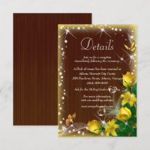 Rustika detaljer för mörkt trä och gula blommor på