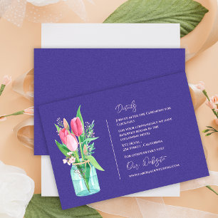 Rustika detaljer från en blomsterbröllop i lila mu tilläggskort