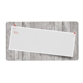 Rustika Etiketter för Adress utan Text Fraktsedel