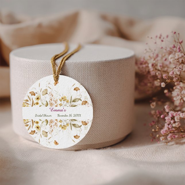 Rustika Etiketterna för Bröllopsfest Customize Gåvor Etiketter (Skapare uppladdad)