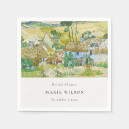Rustika Fjällandskaps Bröllopsdusch Pappersservett