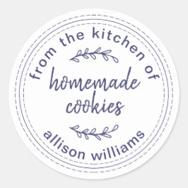 Rustika hemgjorda kakor från köket av Klass Runt Klistermärke