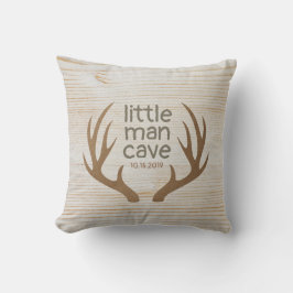 Rustika hjorthorn Little Man Cave Nursery Kudde