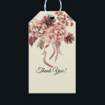 *Rustika höstblommor Vattenfärg krämfärgad bakgrun Presentetikett<br><div class="desc">**Rustik Höstblomster Bröllopssamling**</div>