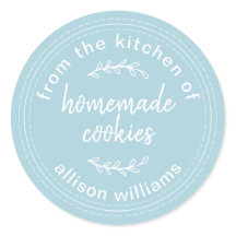 Rustika Kakor Hembakade Pastellblå