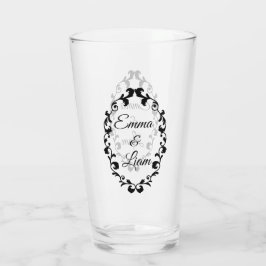 Rustika koppar och glas för mexikanska bröllop