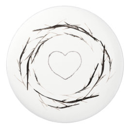 Rustika kvistar grenar krans lantlig stil knopp