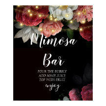 Rustika lampor bröllopsfest mimosa bar