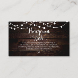 Rustika lampor, trä, smekmånad önskan tilläggskort