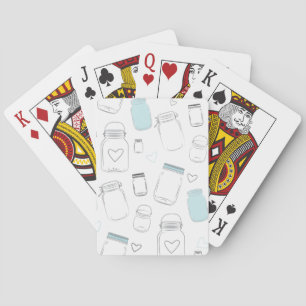 Rustika landliga murarskålspartygavor casinokort