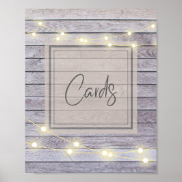 Rustika Landshustru Bröllop eller Bröllopsfest Kor Poster