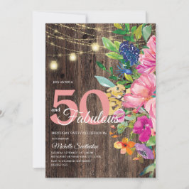 Rustika Ljus i Rosa Blommig Sladd 50 Fantastisk Inbjudningar