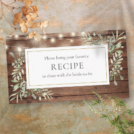 Rustika Ljusgrupper Grönska Bröllopsfest Recept Tilläggskort