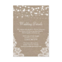 Rustika Ljuslyktor med snöre i tyll Bröllopsdetalj