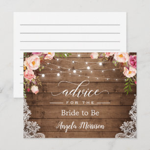 Rustika Ljuslyktor med Spets Blommig Rådgivningsko Vykort