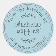 Rustika Moderna Baka Varor Blåbärsmuffins Blå