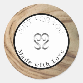 Rustika Naturliga Trästruktur Makeup Etiketter