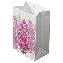 Rustika och rosa fältblommor i akvarell
