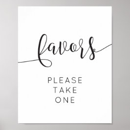 Rustika presentkortsskyltar poster