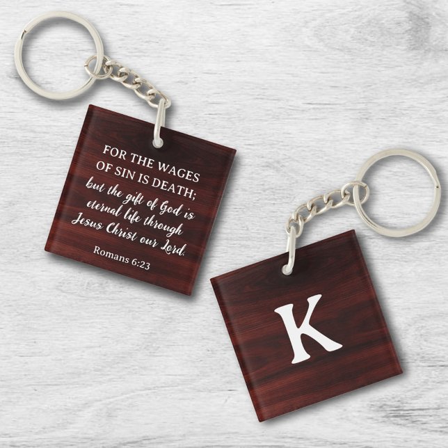 Rustika Romarebjudandet Frälsning Skrift Monogram (Skapare uppladdad)