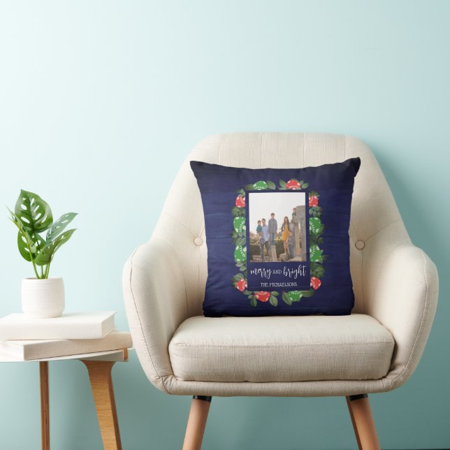 Rustika Skogliga Whimsical Svamp Jul Kudde (Stol)
