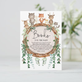 Rustika skogs djur böcker för bebisar tilläggskort