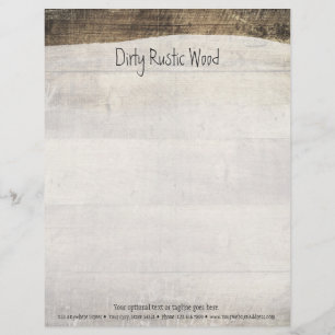 Rustika Trä Shabby Grunge Vintage Målade Brädor Brevhuvud