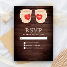Rustika Trä Söta Kaffemuggar RSVP