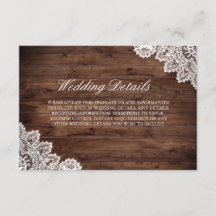 Rustika Trähyddiga Bröllopsdetaljer