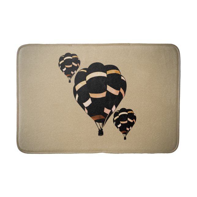 Rustika varmluftsballonger badrumsmatta (Framsidan)