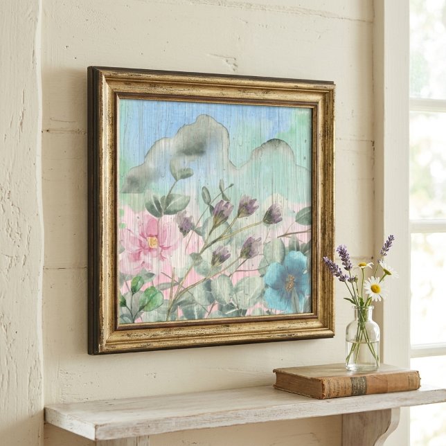 Rustika Vattenfärg Vilda Blommor Poster (Skapare uppladdad)