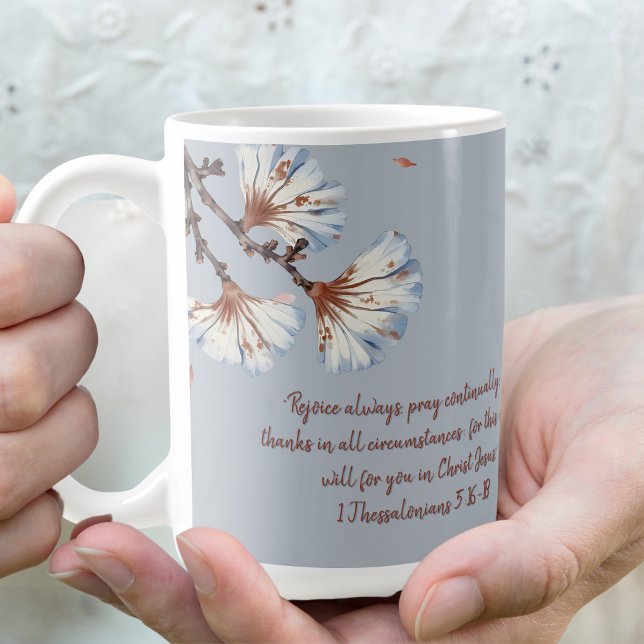 Rustika viskande kronblad kaffemugg (Skapare uppladdad)