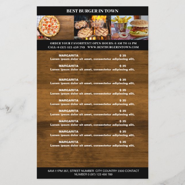 Rustikal Flyer (Framsidan)