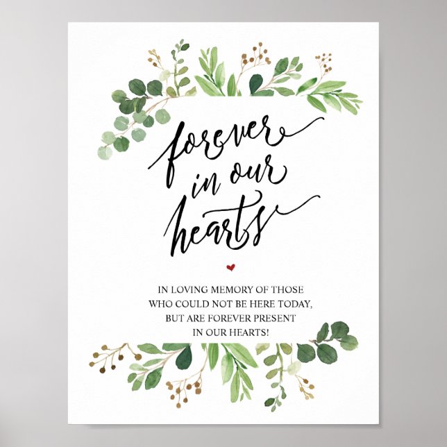 Rustikalltid i våra hjärtan minnestavla poster (Framsidan)