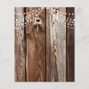 Rustikt boningsvirke & Ljus Scrapbookpapper