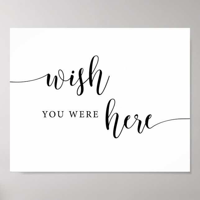 Rustikt bröllopspussel gästbokskylt poster (Framsidan)