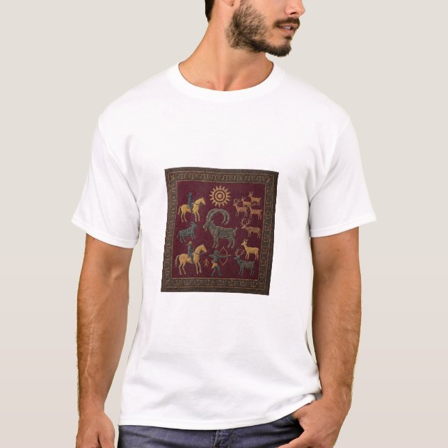Rustikt centralasiatiskt kulturarv t shirt (Framsida)