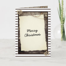 Rustikt gammalt papper trä God Jul Manus 