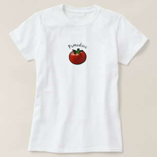Rustikt Pomodoro Italiensk Tomat Grafik T Shirt