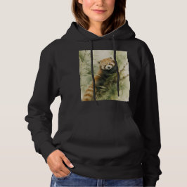 Rustikt Röd Panda-karaktär T Shirt