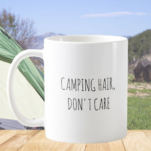 Rustikt Sött Camping Roligt Citat Kaffemugg