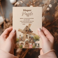 Rustim Farm Animal Gender Neutral Raffle Diapper
