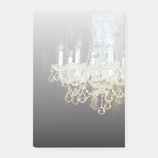 Rustisk Chic Westernare land Barn Wood chandelier Post-it Block (Framsida)