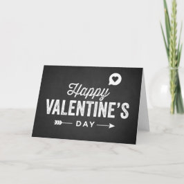 RUSTISK KALKBOARD HAPPY VALENTINS DAGKORT HELGKORT
