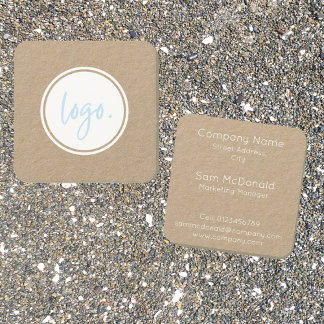 RUSTISK MINIMALMALL FÖR UTFORMNING AV AFFÄRSMÄSSIG FYRKANTIGT VISITKORT