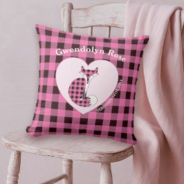 Rustisk Rosa Play Fox Baby Kudde
