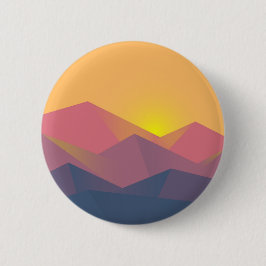 Rustiska berg Geometric Minimalist Knapp