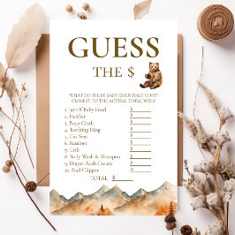 Rustiska bergsbältet Neutralt Baby Guessing Game